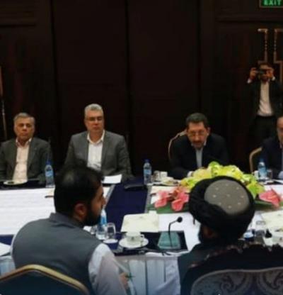 دیدار هدایت الله بدری سرپرست وزارت معادن و پترولیوم افغانستان با همتای ایرانی